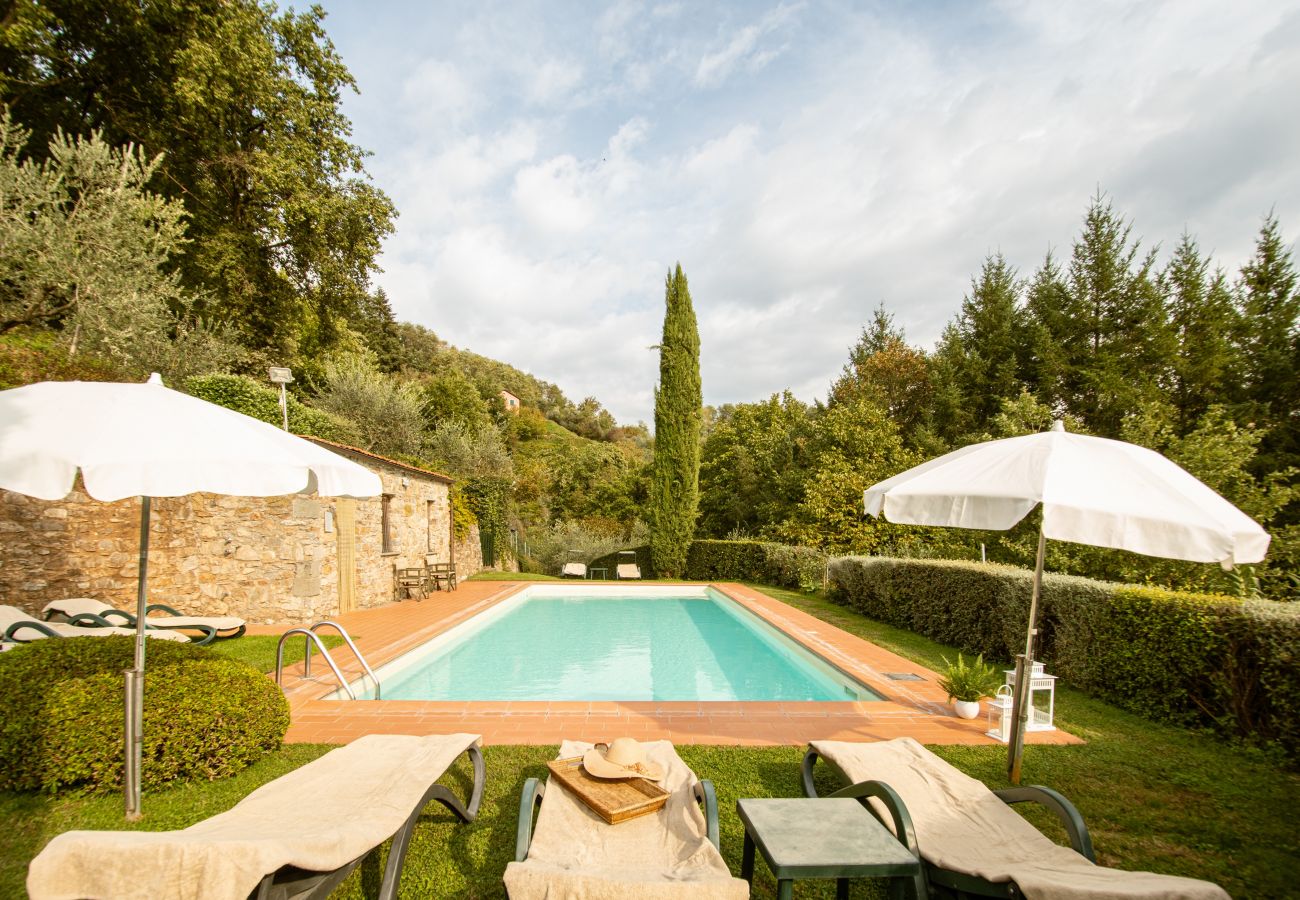 Appartamento a Borgo a Mozzano - Casetta di Butia, Glicine apartment with pool