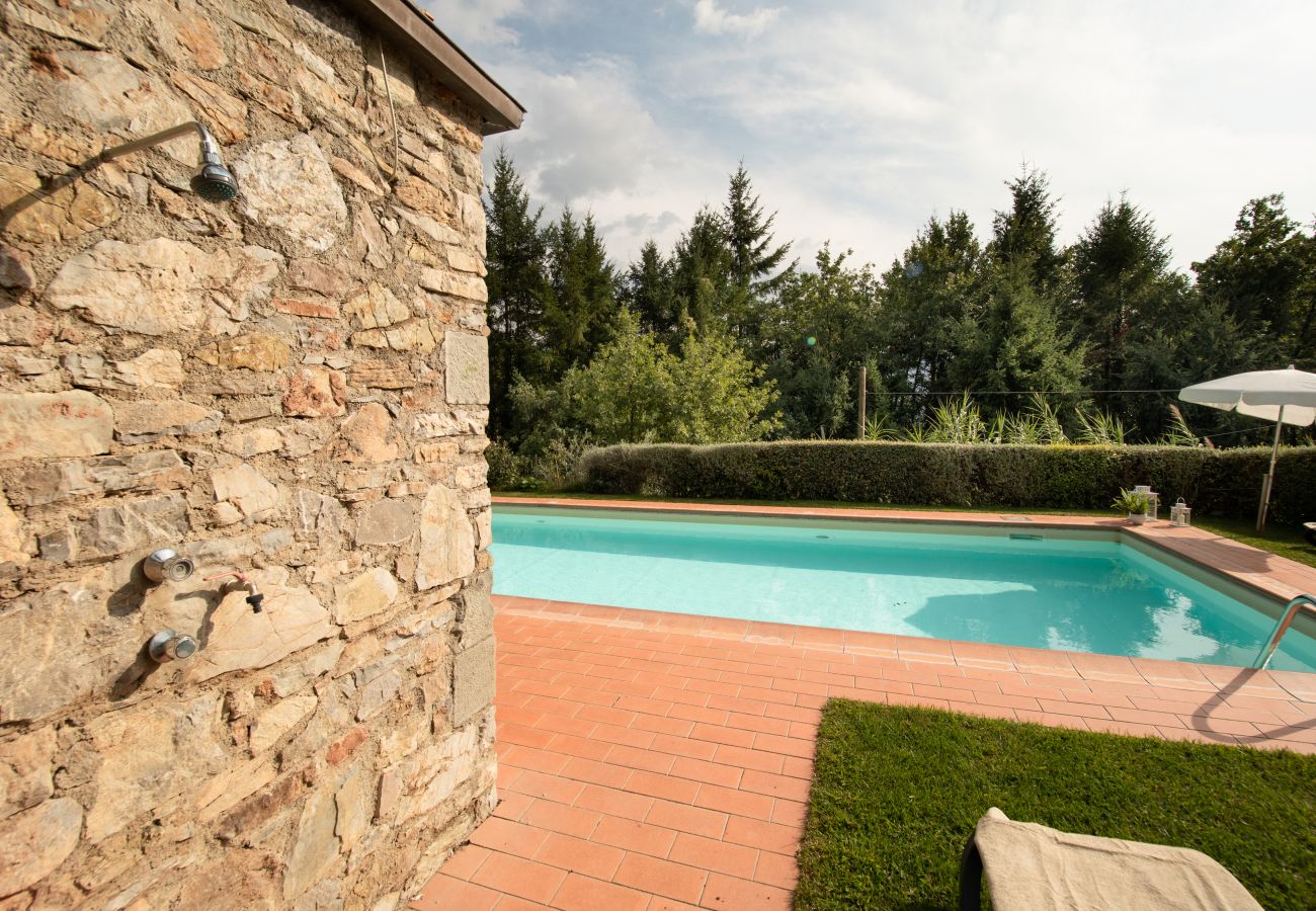 Appartamento a Borgo a Mozzano - Casetta di Butia, Glicine apartment with pool