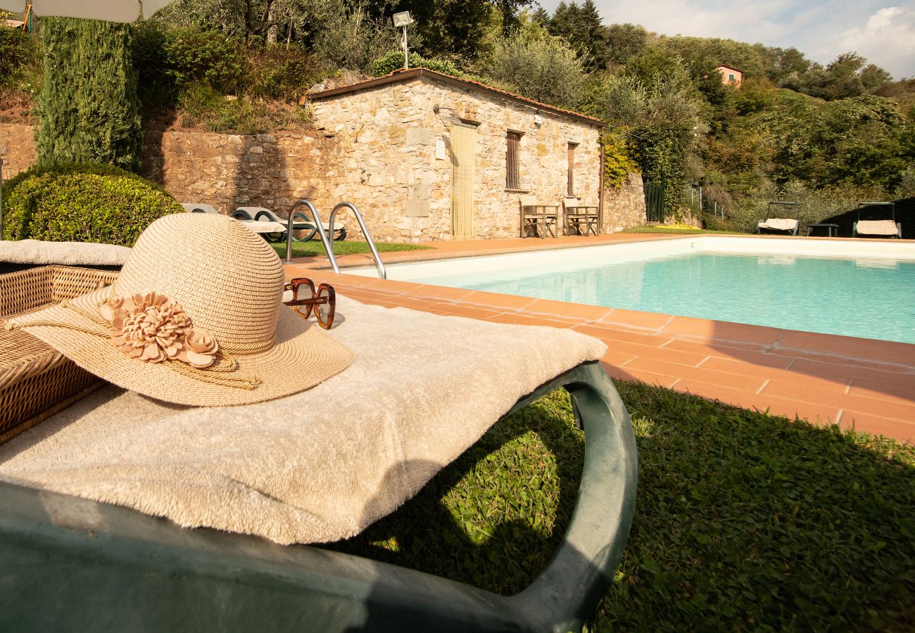 Ferienwohnung in Borgo a Mozzano - Casetta di Butia, Mimosa apartment with pool