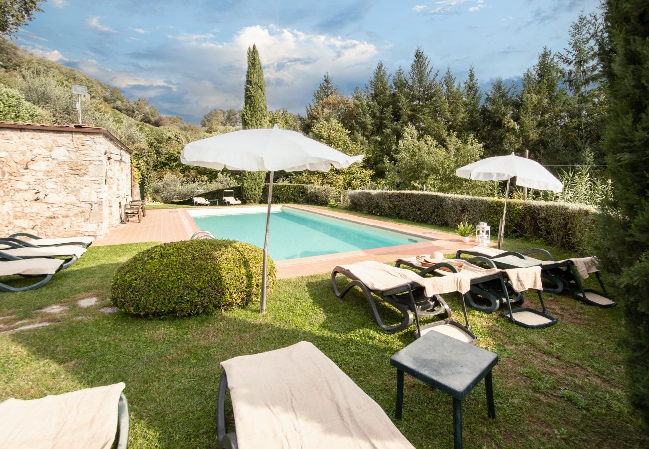 Ferienwohnung in Borgo a Mozzano - Casetta di Butia, Gelsomino apartment with pool